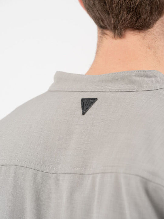 300 Μακρυμάνικo Overshirt Γκρι