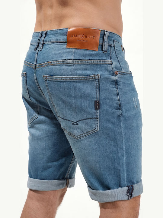 Men's Denim Blue Shorts