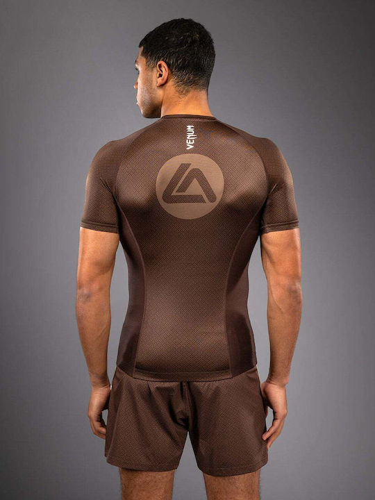 Venum Tricou Pentru Bărbați Cu Mâneci Scurte VENUM-06052-058 Pentru Jiu-Jitsu Maro