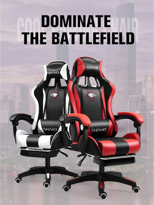 DreamHouse YT089 Gaming Chair Artificial Leather with RGB Lighting Black-Blue