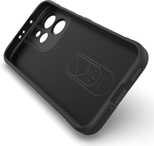 Magic Shield Silicone Black Back Cover (Oppo Reno15 Pro 5g)