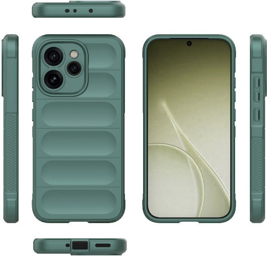 Magic Shield Silicone Green Back Cover (Oppo Reno15 Pro 5g)