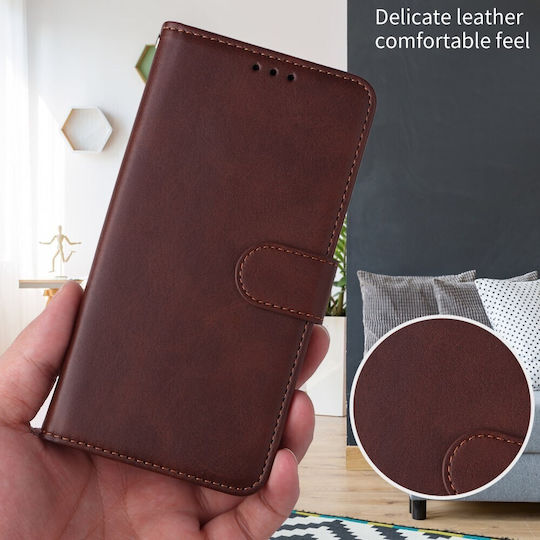 Basic Brown Wallet (Oppo Reno15 Pro 5g)