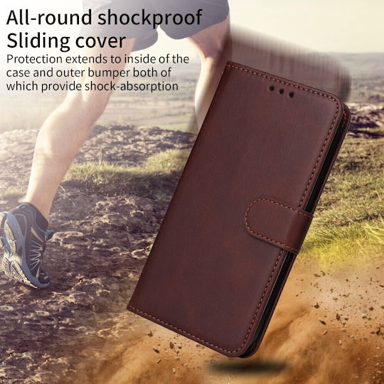 Basic Brown Wallet (Oppo Reno15 Pro 5g)