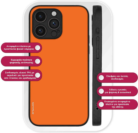 Sonique Colorbloc Series Case Motorola Edge 50 Pro 5g Orange