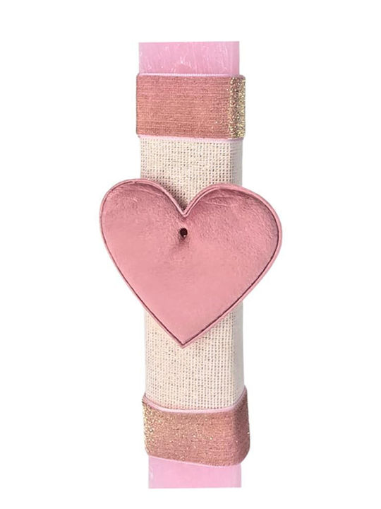 Handgefertigte Beduftete Osterkerze Mädchen Glänzende Rucksack Einhorn Rosa Herz