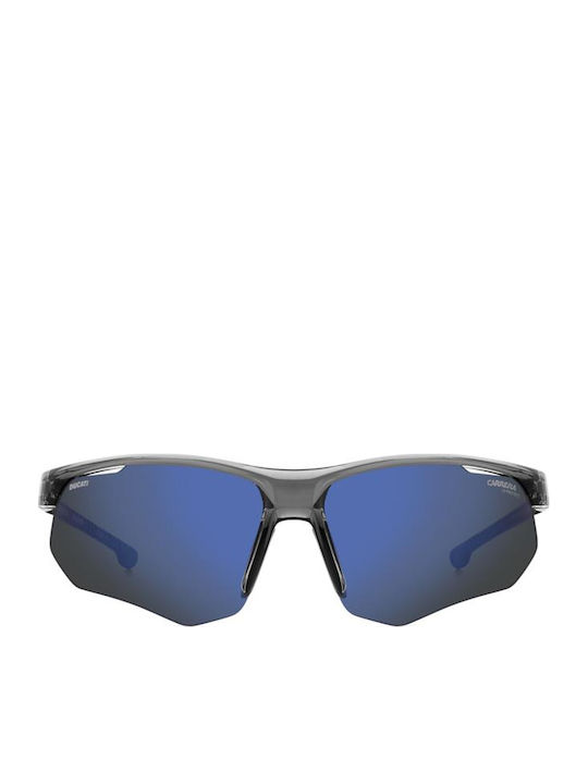 Carrera Unisex Sonnenbrillen mit Grauem Horn umrandetem Rahmen und Grauen Gläsern 044/S R6S/XT