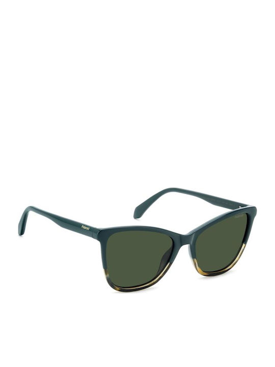 Polaroid Unisex Sunglasses with Green Frame and Green Lens PLD4194/S CVT/UC