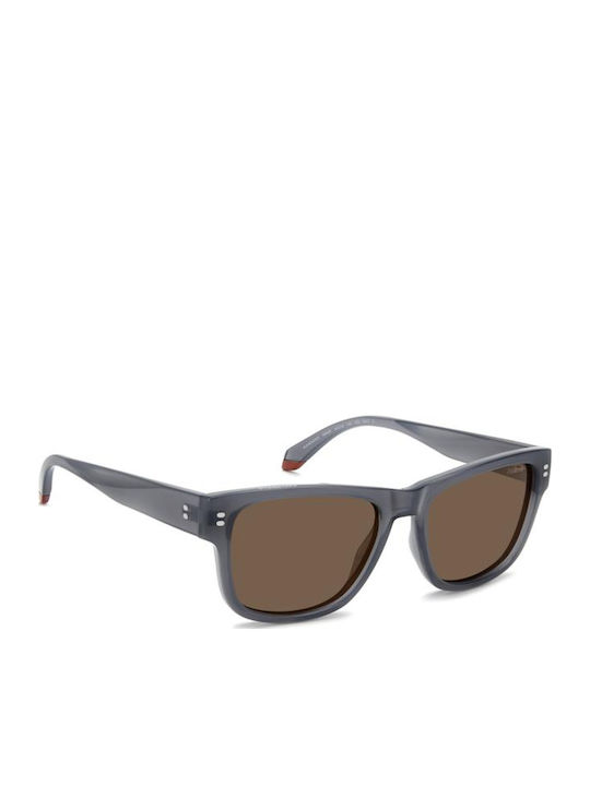 Polaroid Unisex Sunglasses with Blue Frame and Brown Lens PLD6252/S/X XW0/SP