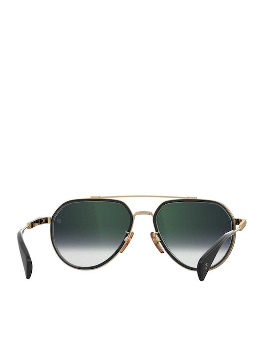 David Beckham Unisex Sunglasses with Gold Metallic Frame and Gold Lens DB 1226 G S RHL 84