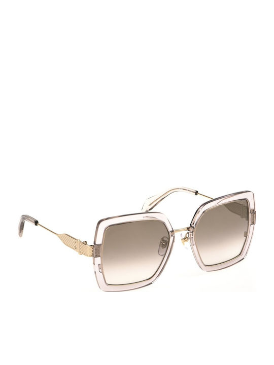 Just Cavalli Women's Sunglasses with Beige Frame and Brown Gradient Lens SJC041 1AHG