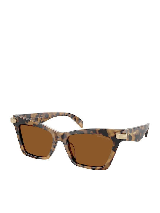 Michael Kors Grand Cayman Grand Cayman Γυναικεία Γυαλιά Ηλίου με Καφέ Κοκκάλινο Σκελετό και Καφέ Φακό MK2276U 393073