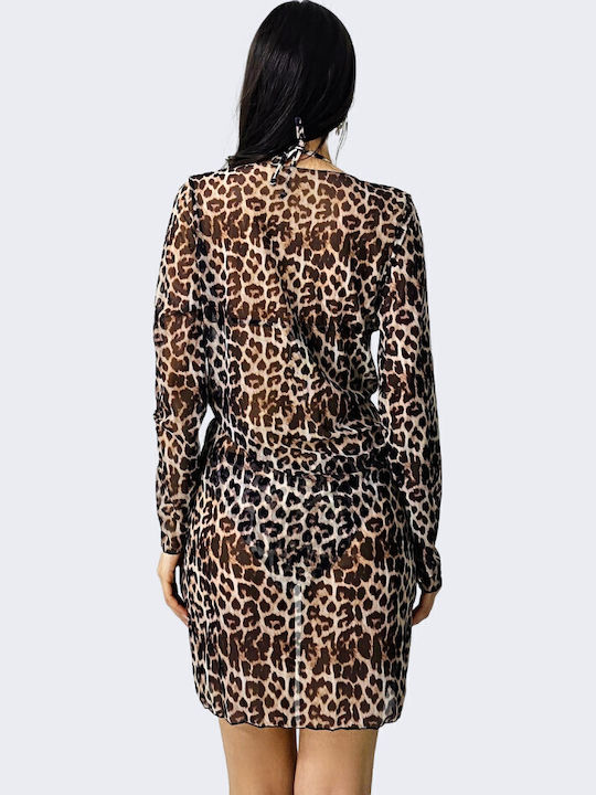 Set Bikini Brazil Animal Print Leopard Animal Print NAY361