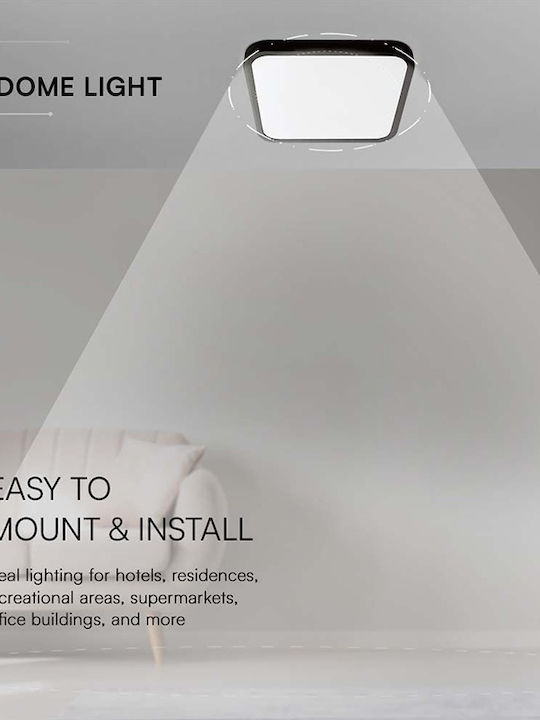 V-TAC LED-Panel 24W mit Natürliches Weiß Licht 4000K