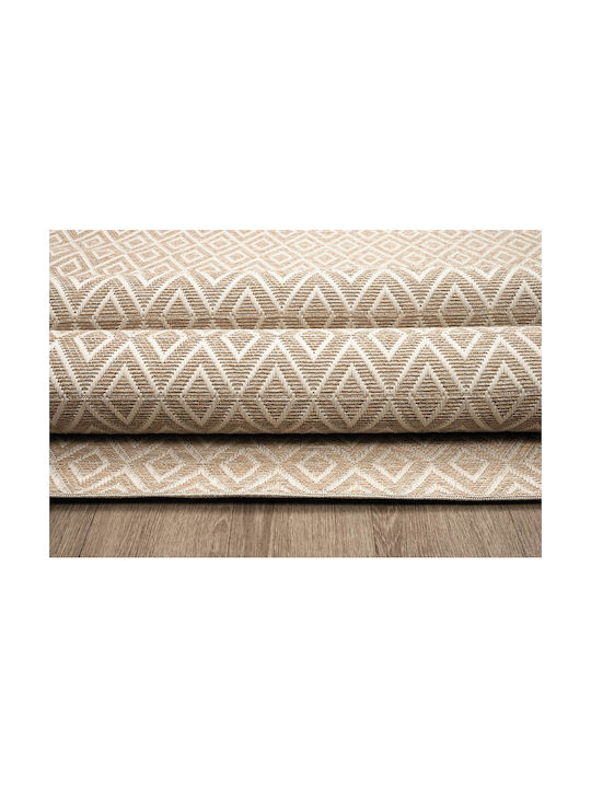 Newplan Canvas Living Room Rug Outdoor Rectangular Wicker 1066d 133x190cm