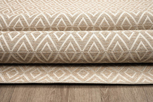 Newplan Canvas Living Room Rug Outdoor Rectangular Wicker 1066d 133x190cm