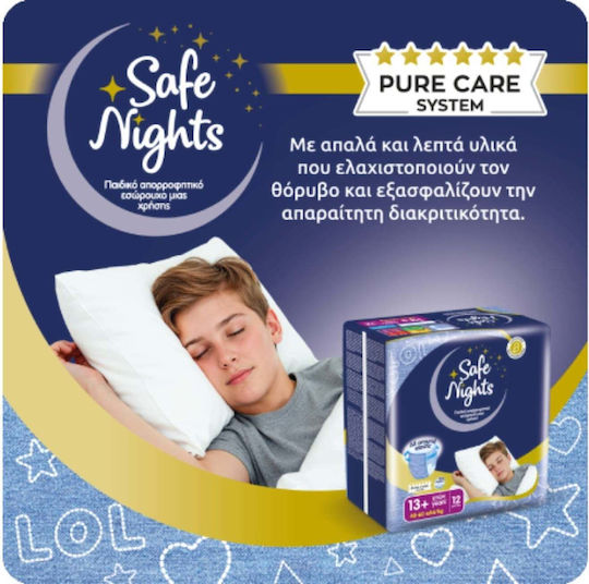 MEGA Diaper Pants Safe Nights for 48-60kg 12 Pieces