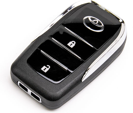 Калъф за Ключ за Автомобил Toyota Avensis Auris Hilux Corolla 2 Бутона Toy43