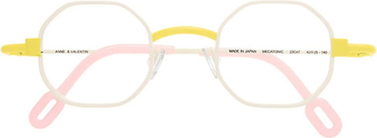 Anne et Valentin Prescription Eyeglass Frames White 22C47