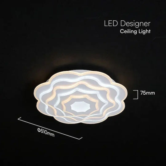V-TAC Lumină De Tavan Montată 51cm LED Cu Telecomandă V-TAC Lumină De Tavan Montată 51cm LED Cu Telecomandă