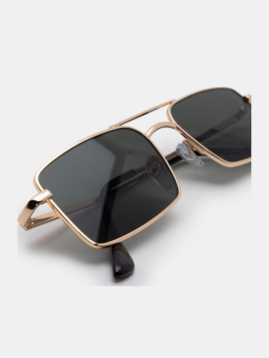 Luigi Ochelari De Soare Unisex Cu Ramă Metalică Verde Și Lentile Verzi 4864531