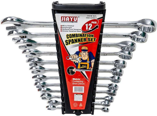 Set 12 Combination Wrenches 8mm-24mm Zts 5536