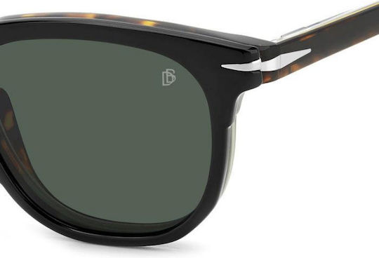 David Beckham Мъжки Рамка за Очила с Clip On Кафяв Костенурка DB 7120/CS PHW/UC