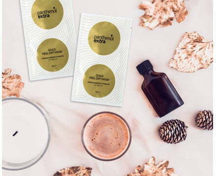 Panthenol Extra Gold Peel Off Face Mask for Firming 10ml