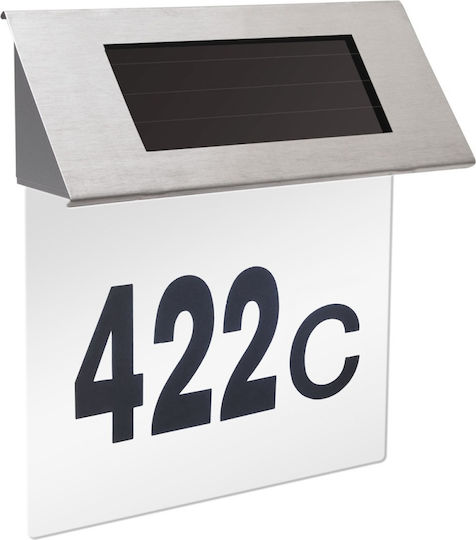 Garden Eden Led Solar House Number Light 12 Lm Aa 1.2v