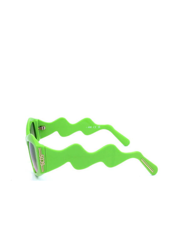 GCDS Women’s Sunglasses With Green Frame And Green Lens GD0023 93P