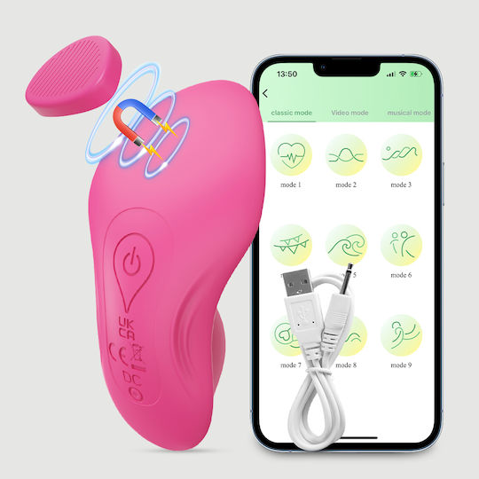 Kenna App Controlled Panty Silicone Wearable Vibrator Pink