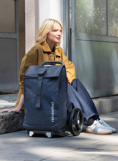 Reisenthel Stoff Einkaufswagen Klappbar Blau 40lt