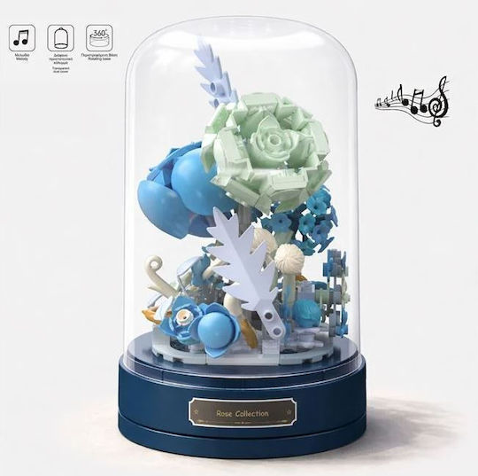 ToyMarkt Building Blocks Blue Flower for 3+ Years 248 Pieces