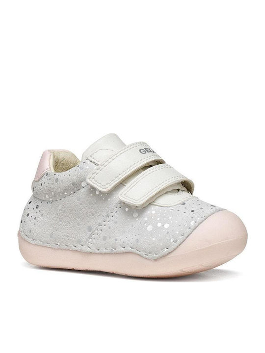 Tutim Παιδικά Sneakers Ανατομικά με Σκρατς Ασημί