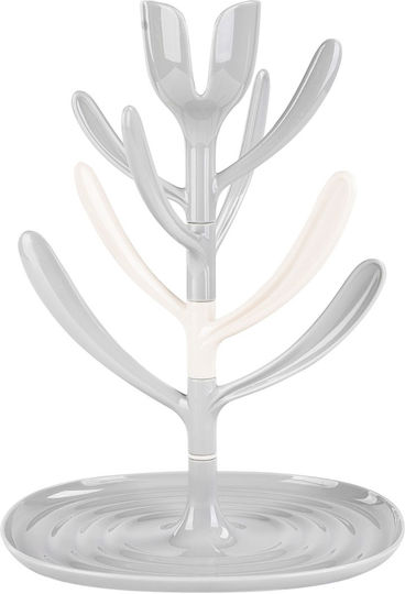 Kikka Boo Drying Rack for 8 Baby Bottles Gray Tulip 1pcs