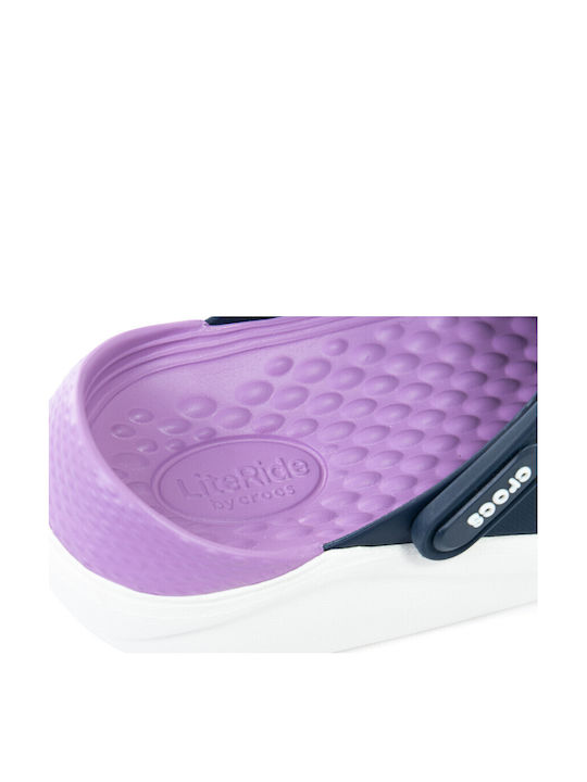 Crocs Literide Clog Women's Anatomic Clogs Navy/Orchid