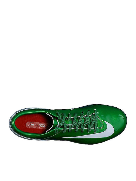 Nike Mercurial Veloci TF Football Shoes with Cleats Green