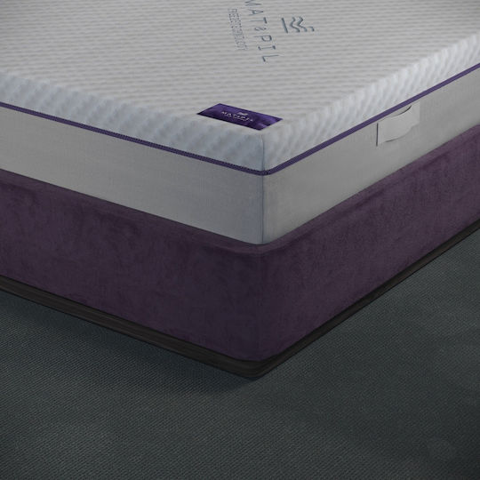 Mat&Pil Soft Sense Double Orthopedic Mattress Memory Foam Foam 150x200cm SM150F