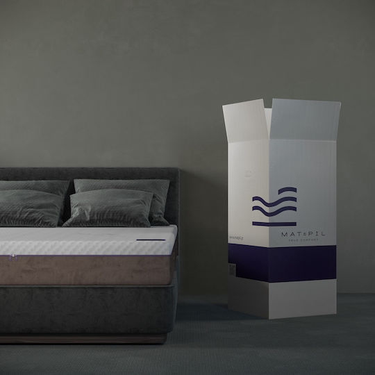 Mat&Pil Coco Ημίδιπλο Ορθοπεδικό Στρώμα Memory Foam / Foam 120x200cm με Κοκοφοίνικα