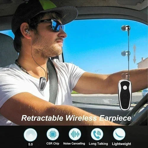 Moxom MX-WL86 In-ear Bluetooth Handsfree Ακουστικό Πέτου Μαύρο