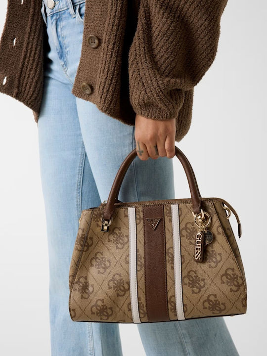 Noelle II Knitted Women's Satchel Bag Brown