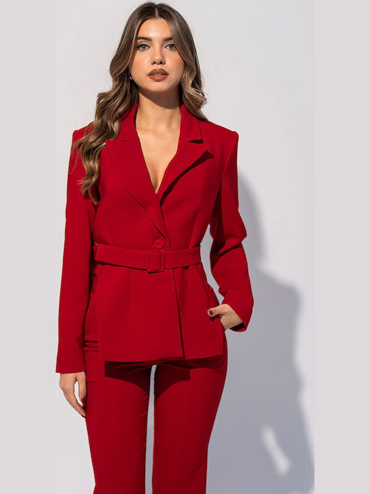 Hermosa Izabela Damen Blazer Rot