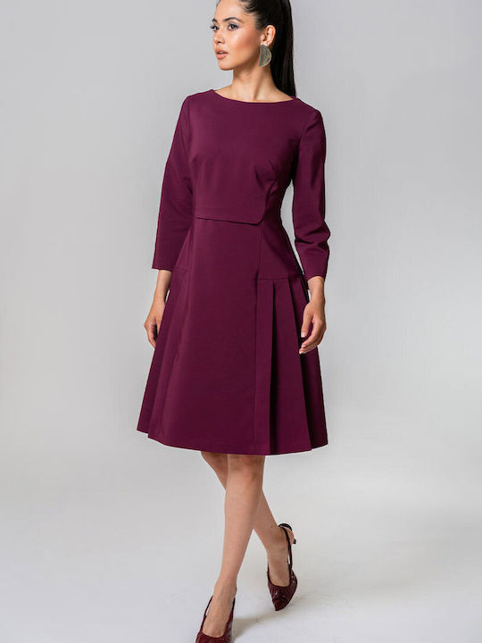 Bertina Φόρεμα Maroon