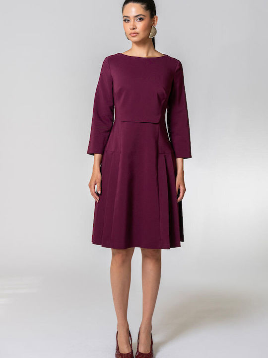 Bertina Φόρεμα Maroon