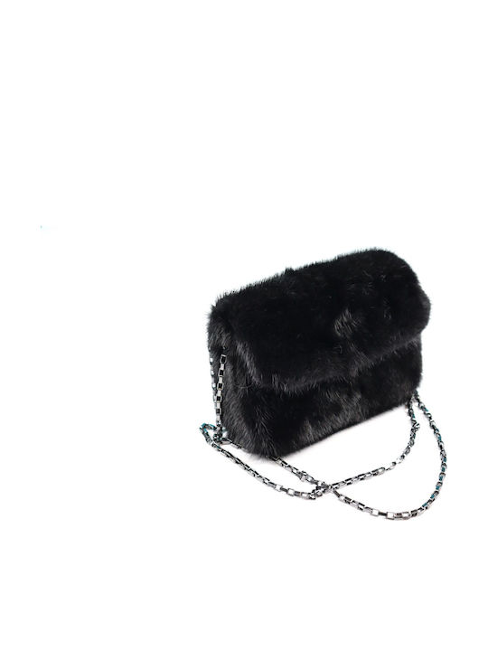 Fur Women's Handbag Crossbody Black