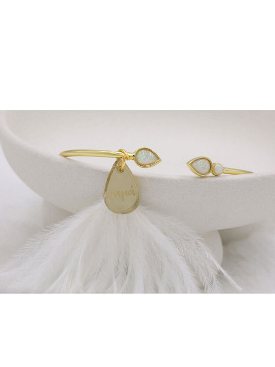 Kymi Women's Bracelet with Mum Design MN319