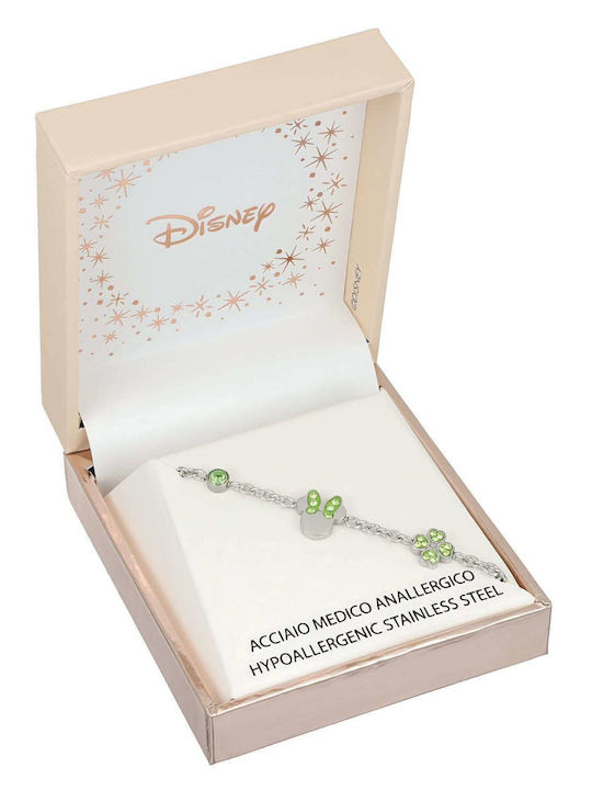 Disney Women's Bracelet Made of Stainless Steel with Zircon
