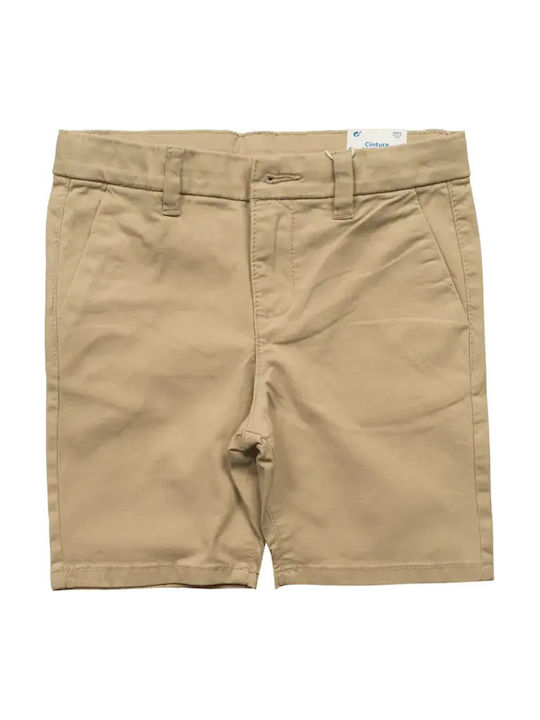 Șort/Salopetă Copii din Material Textil Bej