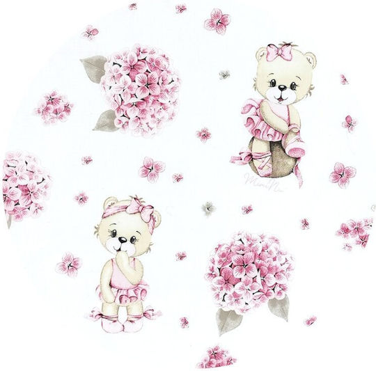 MimiNu Set Pentru Patut Pink Ballerina 5 Bucăți