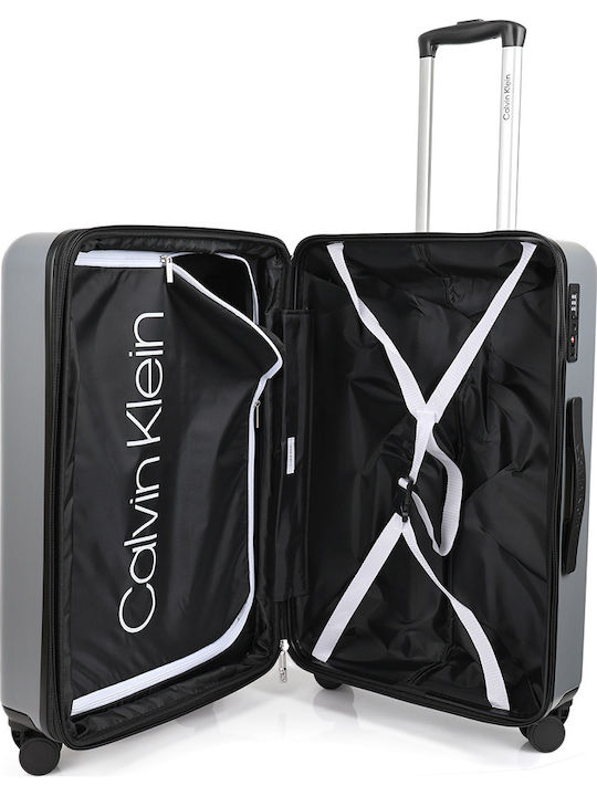 Calvin Klein Medium Hard Anthracite Suitcase with 4 Wheels